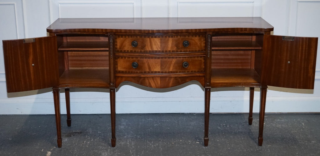 VINTAGE EDWARDIAN STYLE HARDWOOD SIDEBOARD MADE BY JAYCEE FURNITURE