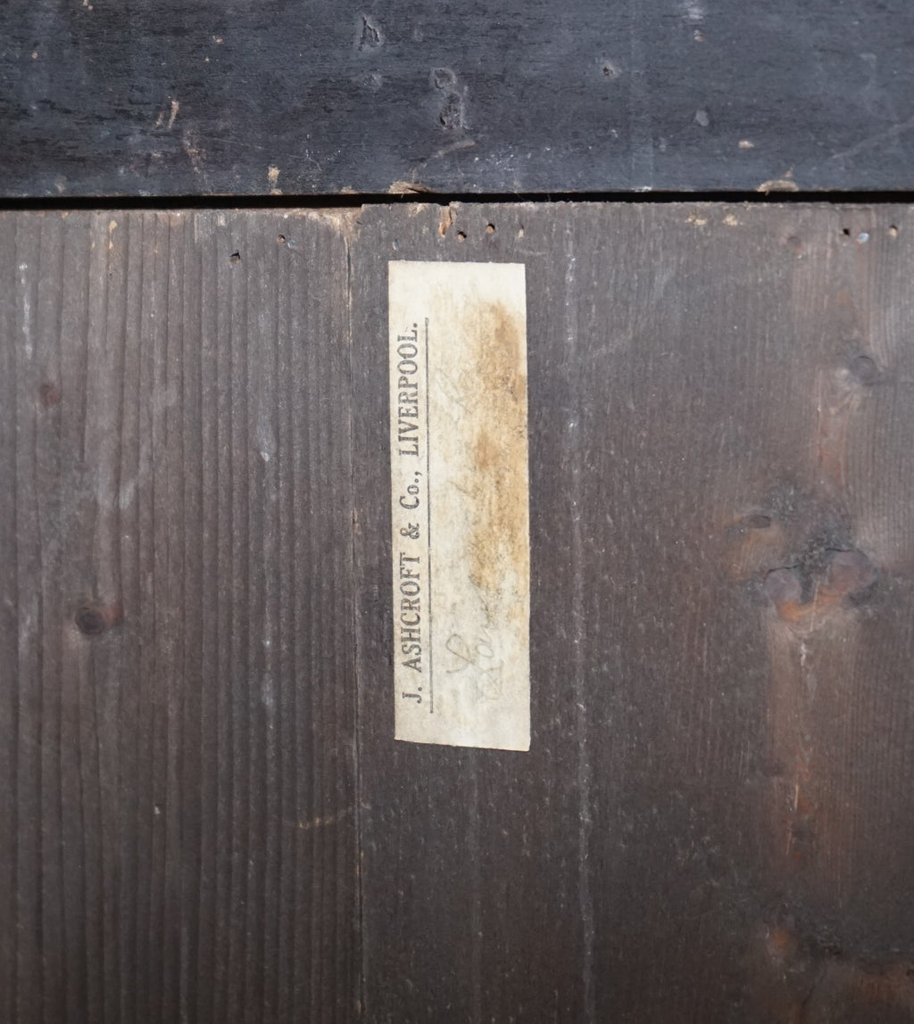 ANTIQUE OAK RESTORED J. ASHCROFT & CO LIVERPOOL SNOOKER BILLIARD SCORE BOARD