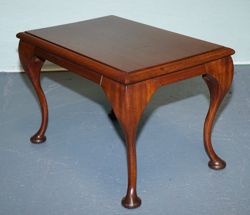 VINTAGE HARWOOD QUEEN ANNE STYLE LOW TABLE