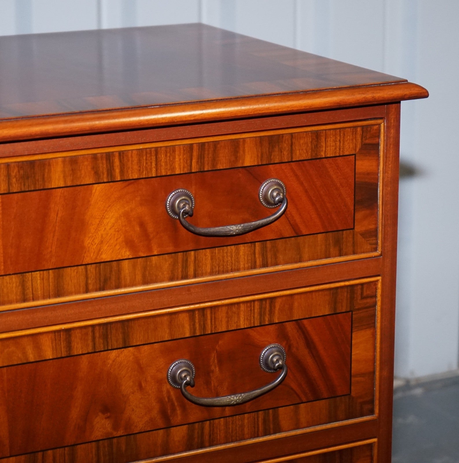 PAIR OF LARGE EDWARDIAN STYLE CHEST OF DRAWERS MADE BY PAUL SMITH BRIGHTON (3/3)