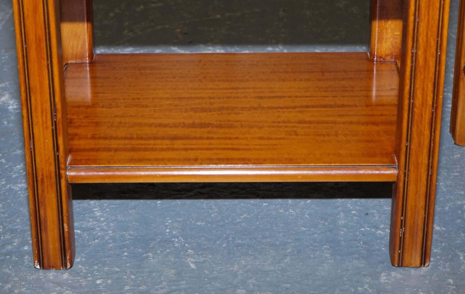 VINTAGE FRENCH STYLE CHERRY WOOD NIGHTSTANDS BEDSIDE TABLES