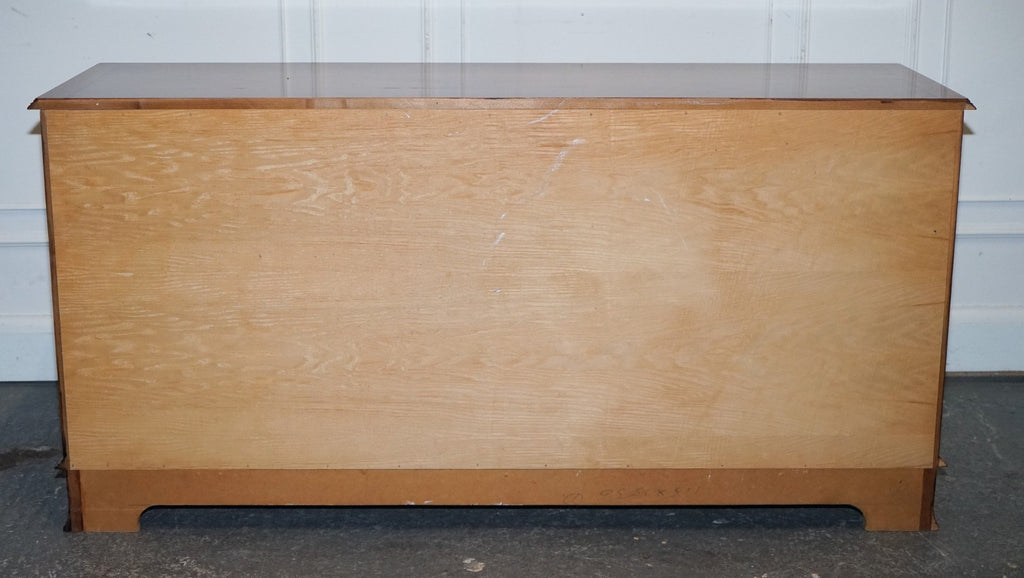STUNNING GEORGIAN STYLE  WALNUT SIDEBOARD BANK OF DRAWERS