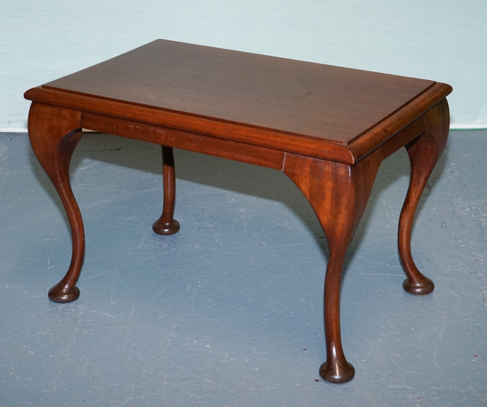 VINTAGE HARWOOD QUEEN ANNE STYLE LOW TABLE