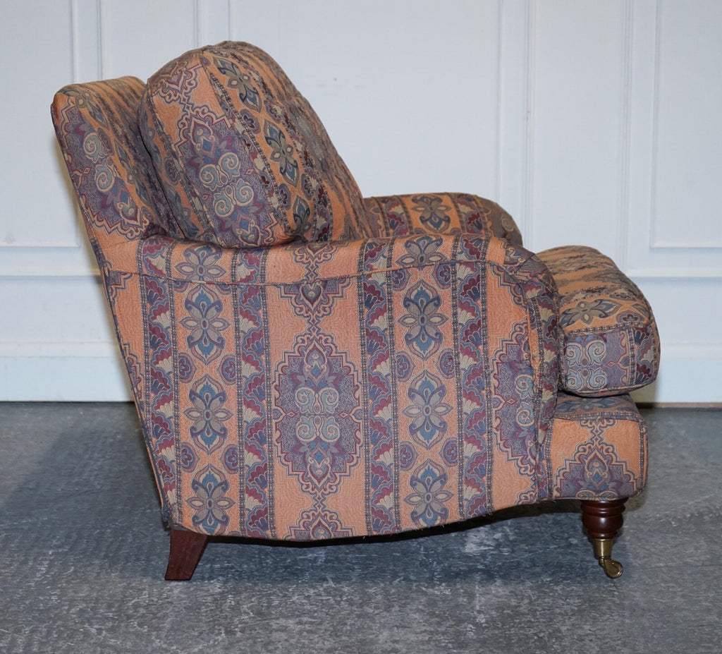 LOVELY MULTIYORK COUNTRYHOUSE REMOVABLE FABRIC HOWARD ARM STYLE LOUNGE ARMCHAIR