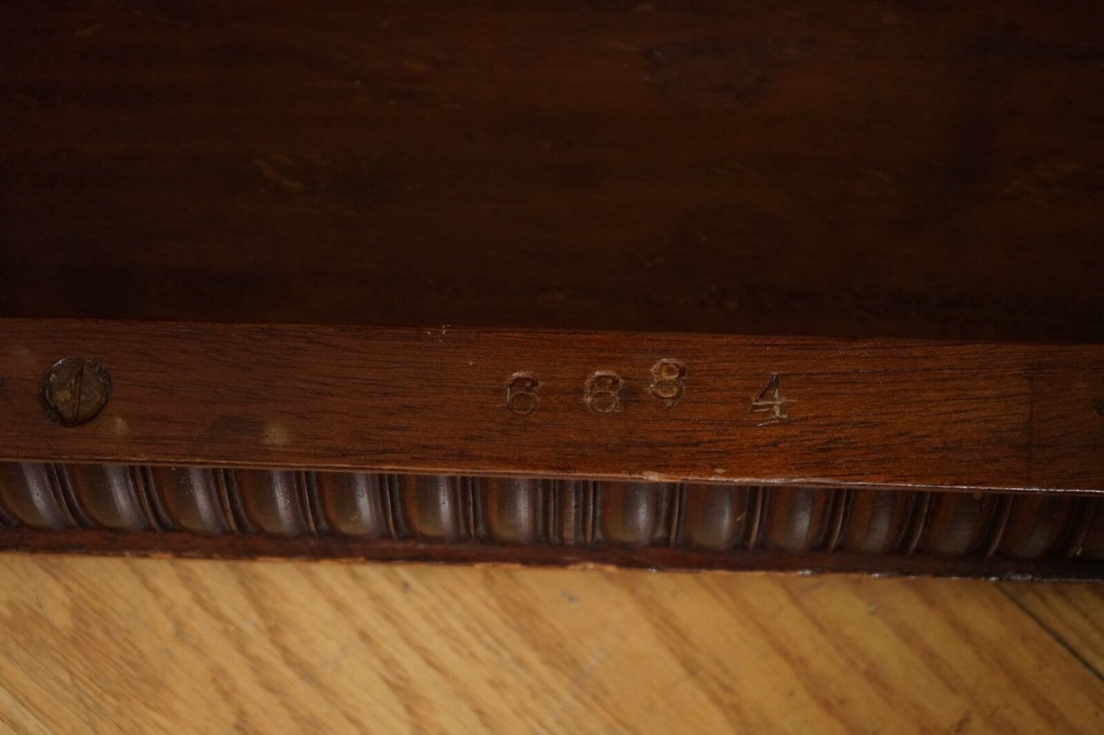 JAMES SCHOOLBRED ANTIQUE ARTS & CRAFTS OCTAGONAL OCCASIONAL SIDE END TABLE