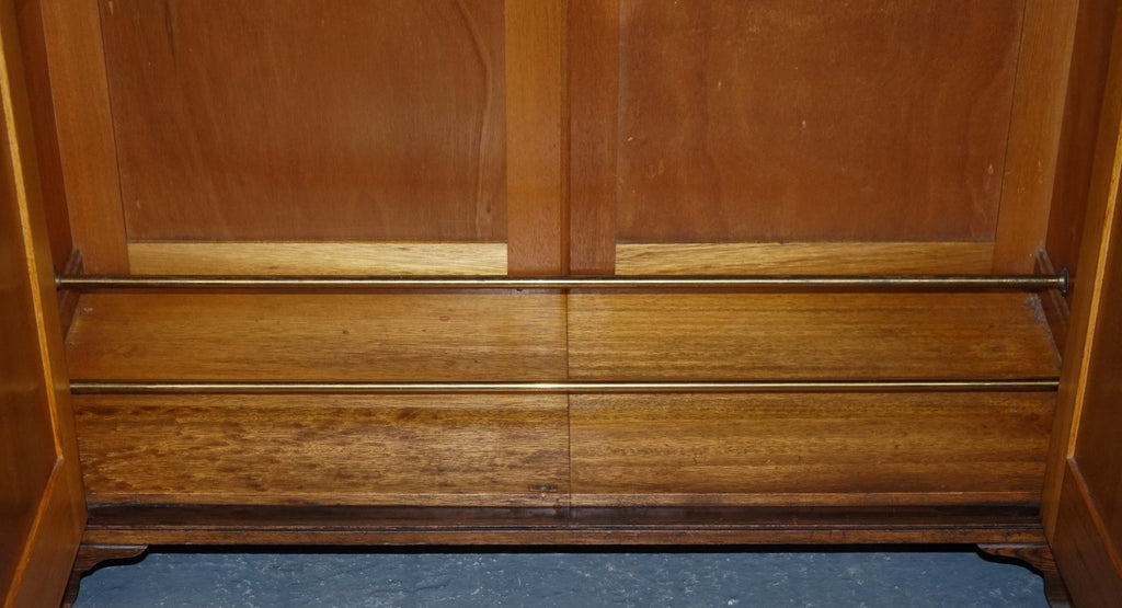 ANTIQUE ENGLISH OAK TWO DOOR WARDROBE