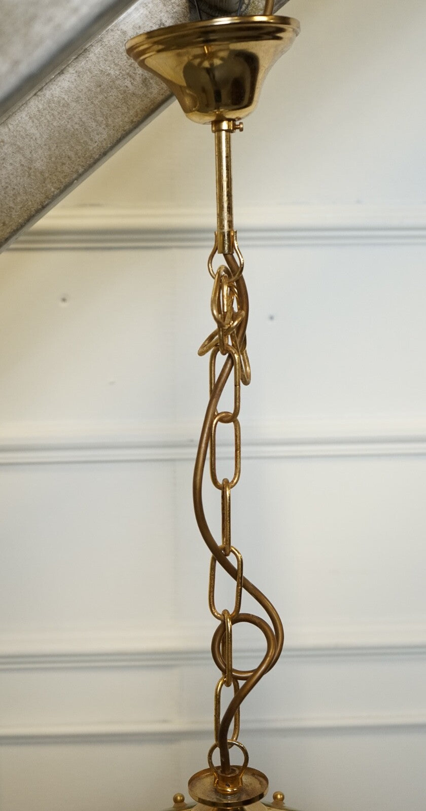 LOVELY ITALIAN ART DECO STYLE CHANDELIER LAMP