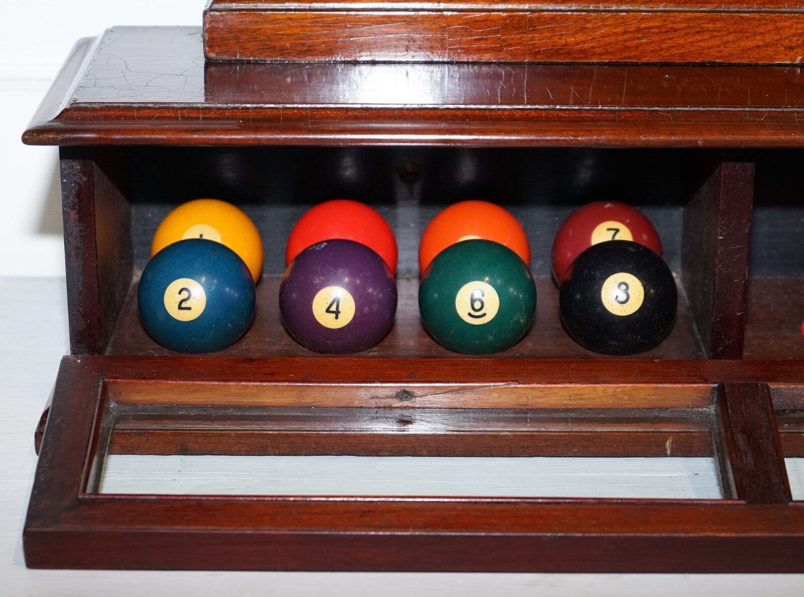 ANTIQUE OAK RESTORED J. ASHCROFT & CO LIVERPOOL SNOOKER BILLIARD SCORE BOARD