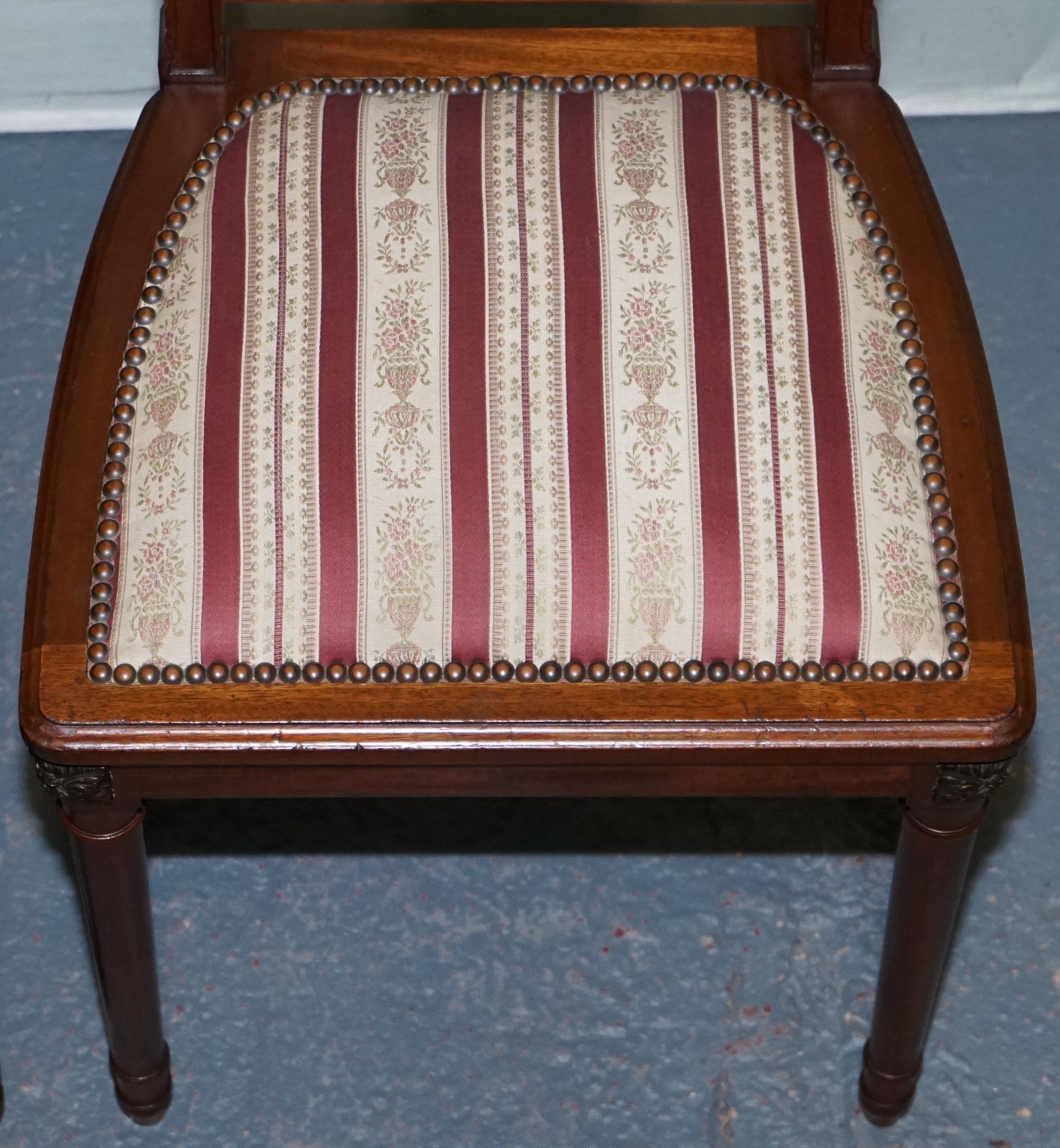 PAIR OF VINTAGE HARDWOOD DINING CHAIRS