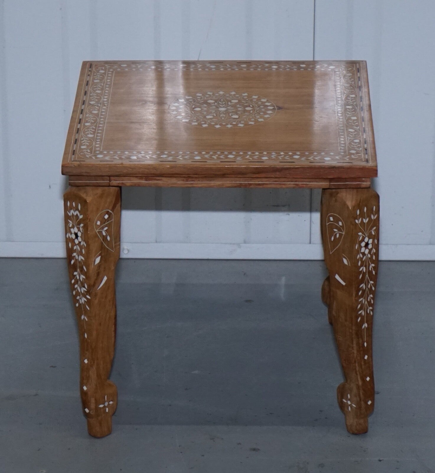 ANGLO INDIAN INLAID. WOODEN TABLE