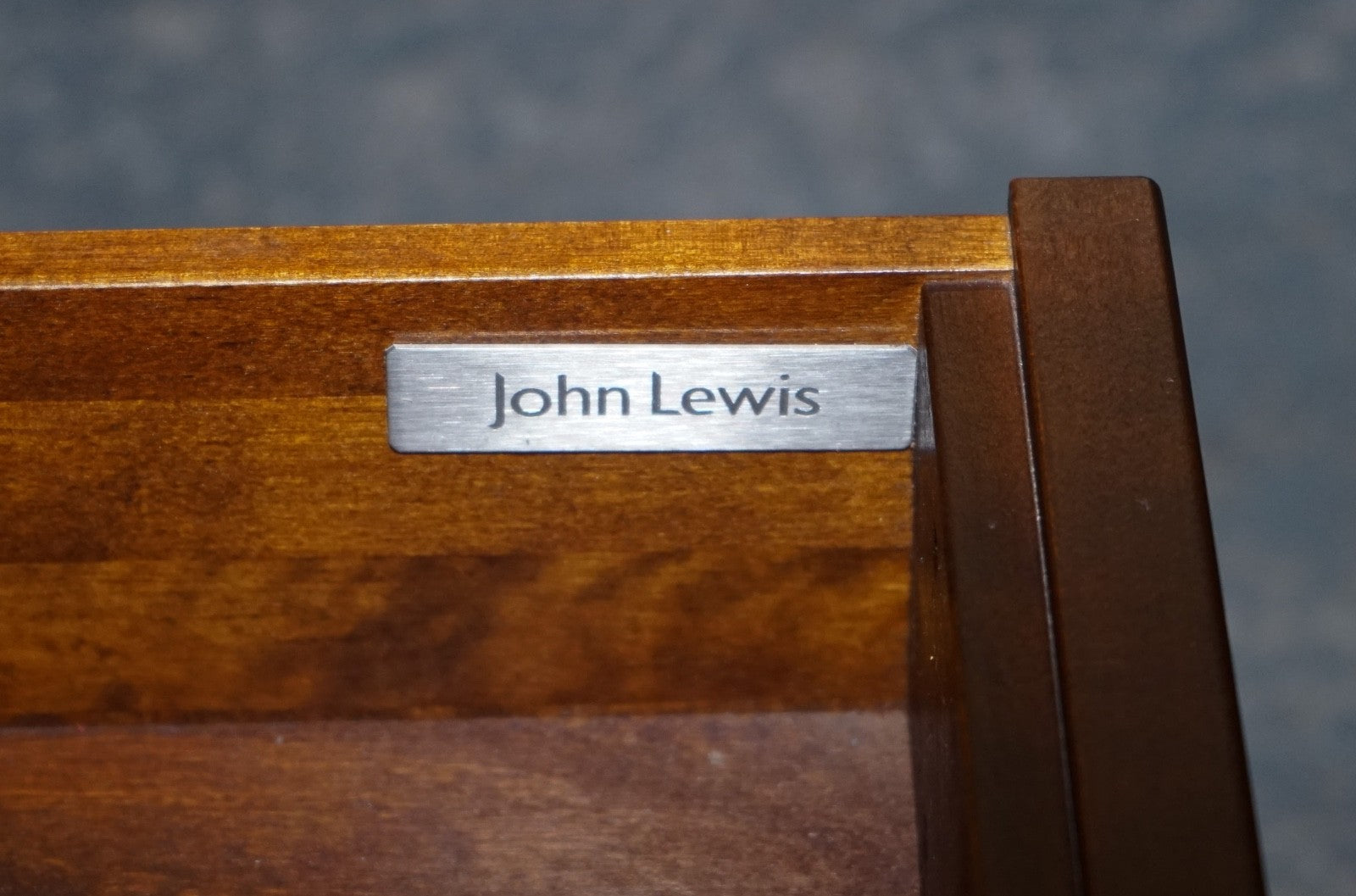 VINTAGE MILITARY CAMPAIGN MAHOGANY & BRASS COFFEE TABLE WITH TWO DRAWERS