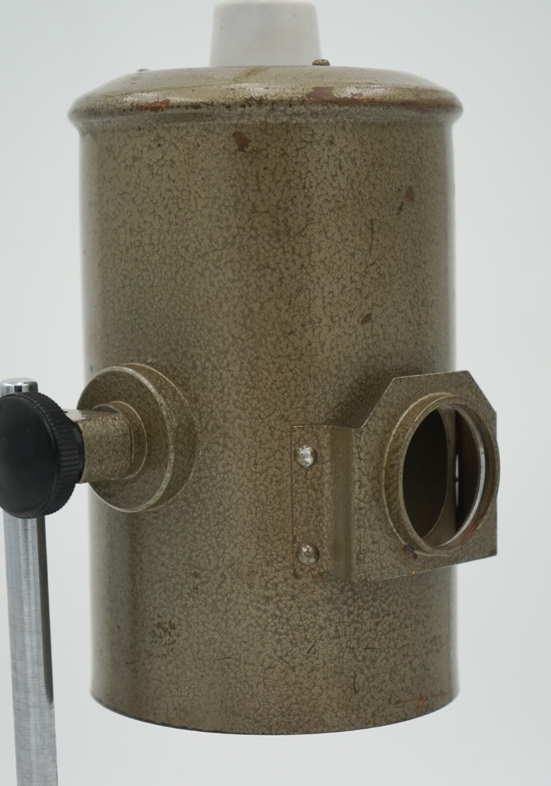 FLATTERS & GARNETT  SALVAGED LABORATORY SCHOOL TABLE ADJUSTABLE LIGHT 004