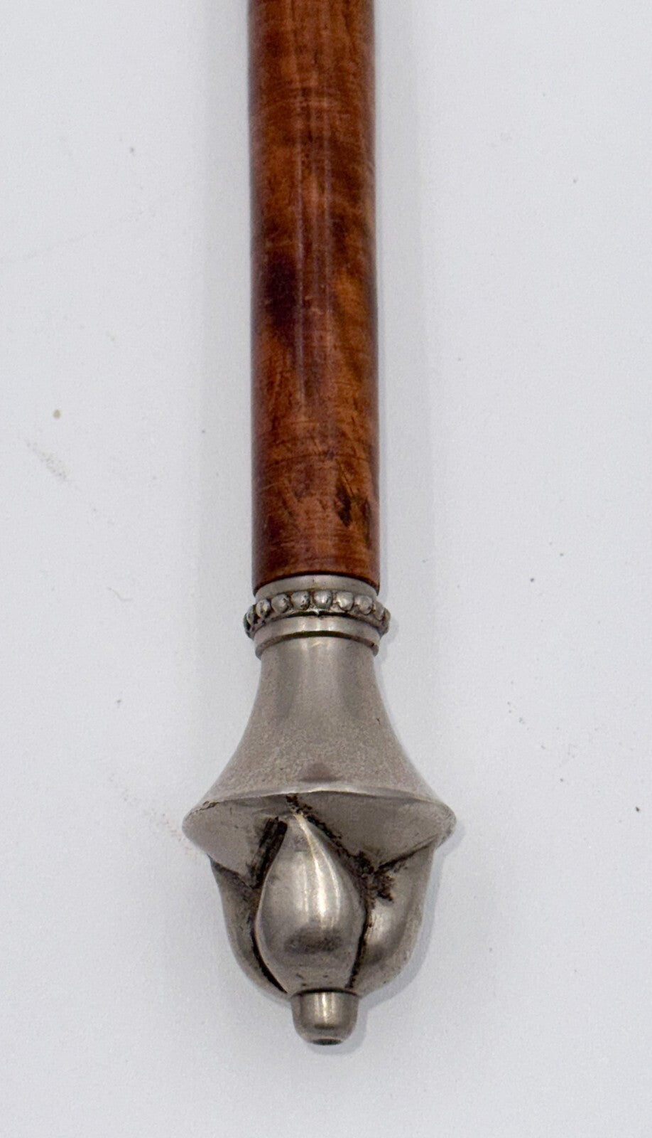 ANTIQUE ENGLISH WALNUT RECEPTION DESK LETTER SET MAGNIFYING GLASS