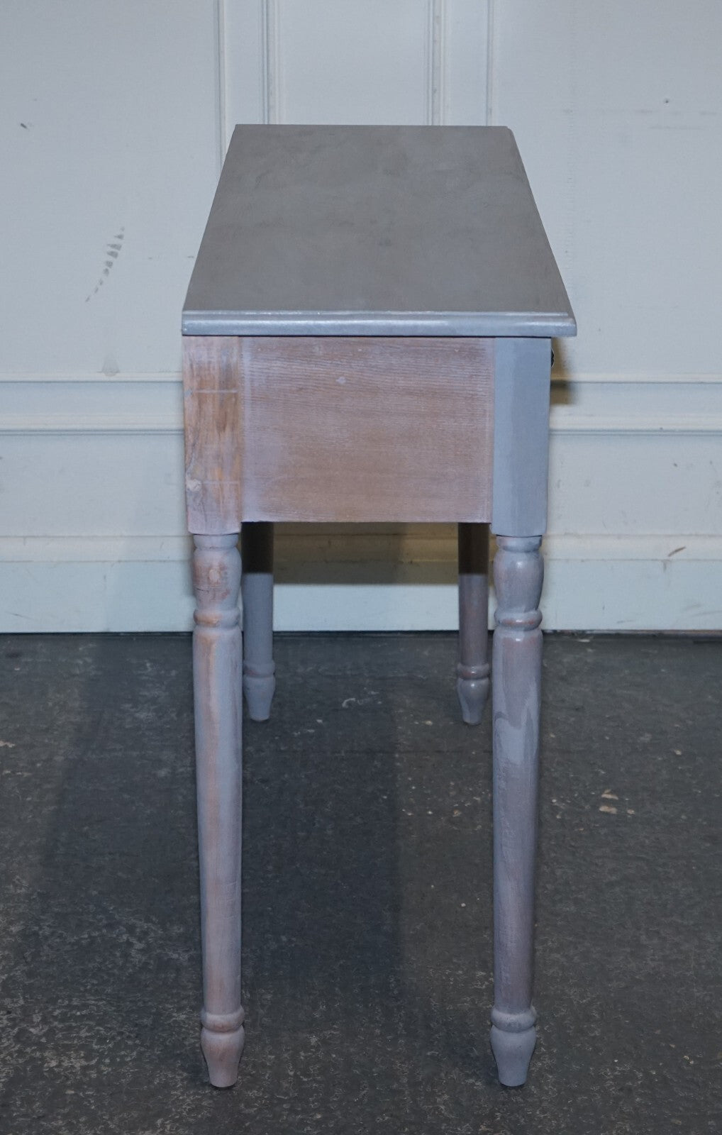 LOVELY HAND PAINTED MIRRORED DRESSING CONSOLE TABLE MATCHING STOOL AVAILABLE
