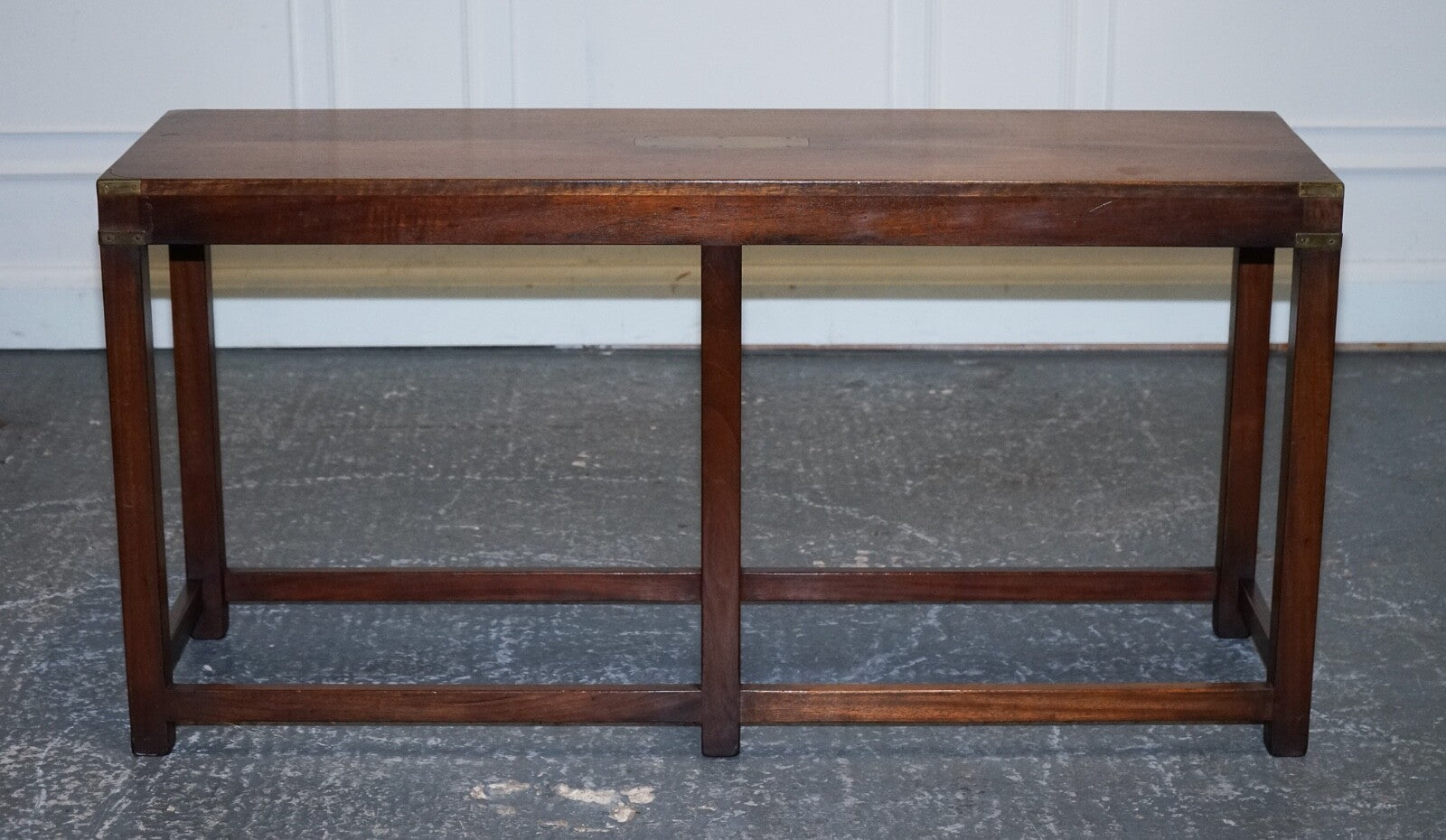 R.E.H KENNEDY FOR HARRODS LONDON CAMPAIGN SERVING TABLE CONSOLE TABLE SIDEBOARD