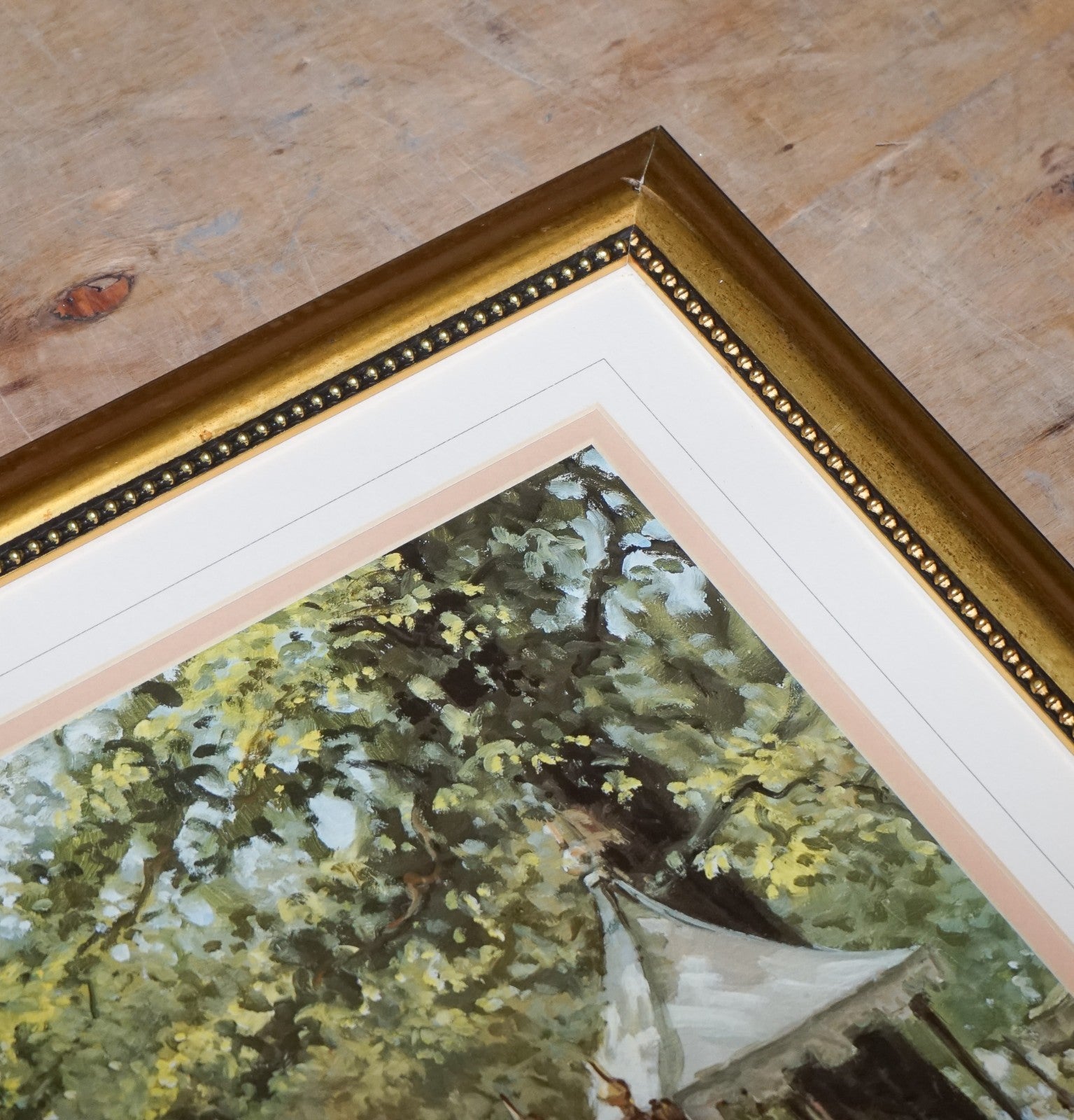 VINTAGE VICTORIAN STYLE PRINT ''SUMMER CAROUSEL'' BY ALAN MALEY 64 X 79 CM