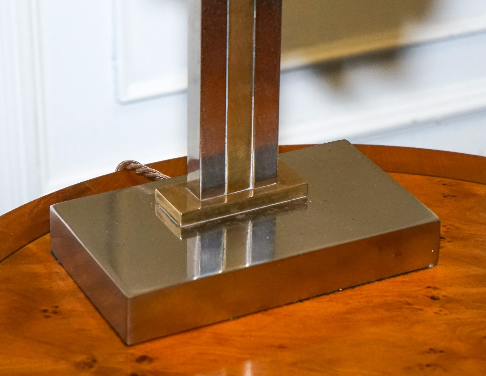 CIRCA 1960'S RARE TURTLE TORTOISE TABLE LAMP ON ART DECO STYLE STAND