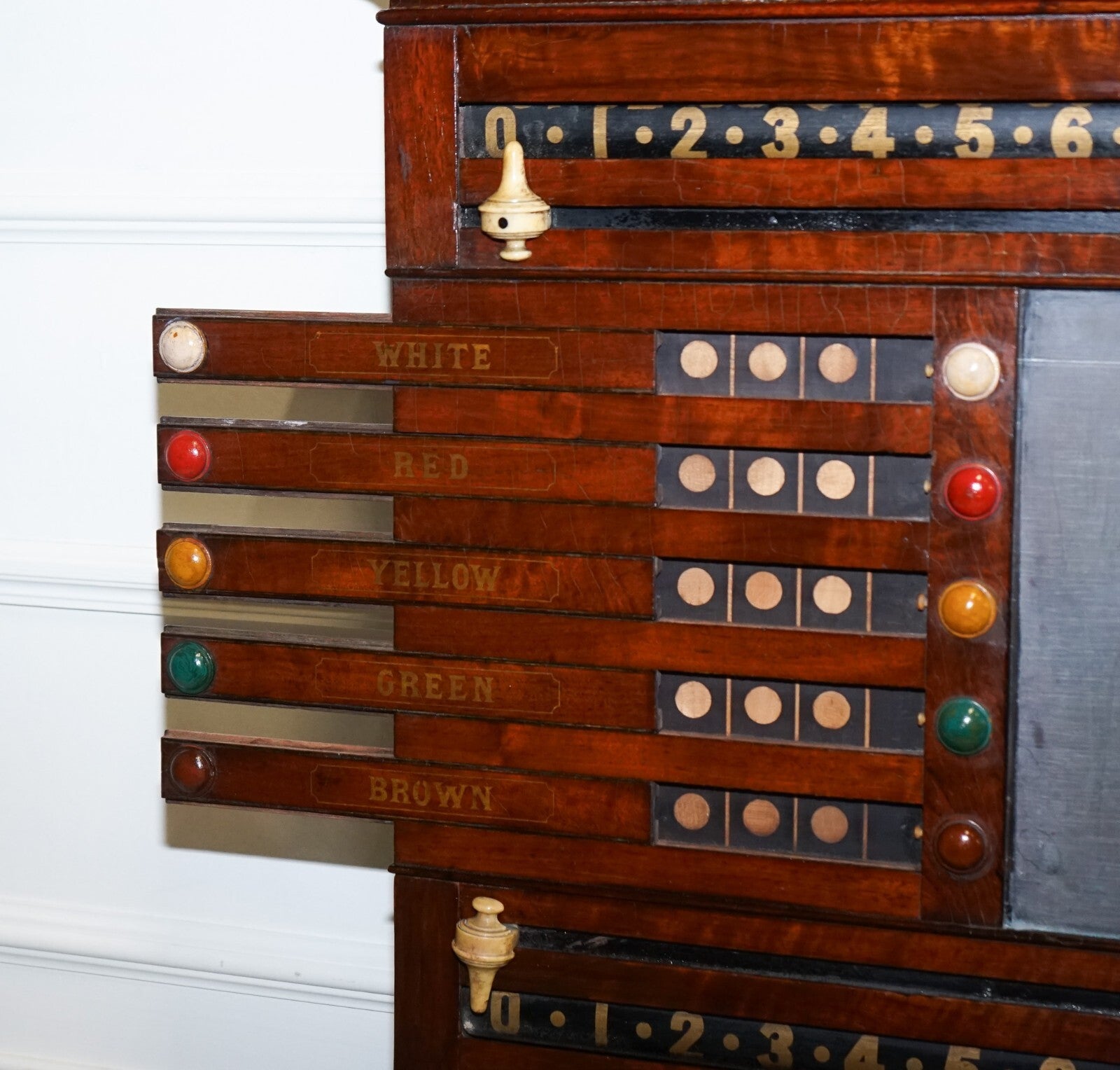 ANTIQUE OAK RESTORED J. ASHCROFT & CO LIVERPOOL SNOOKER BILLIARD SCORE BOARD