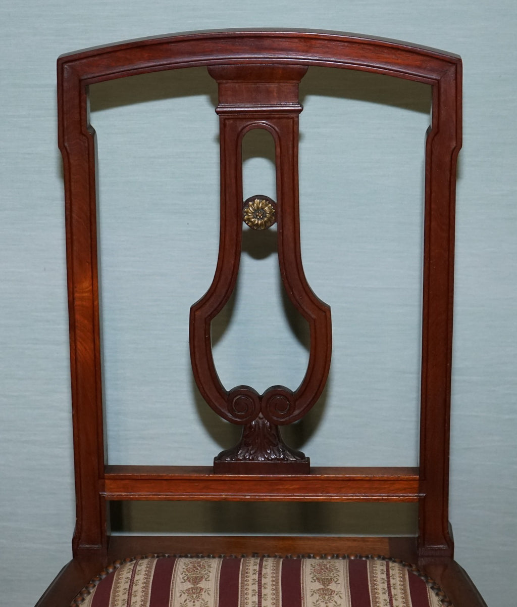 PAIR OF VINTAGE HARDWOOD DINING CHAIRS