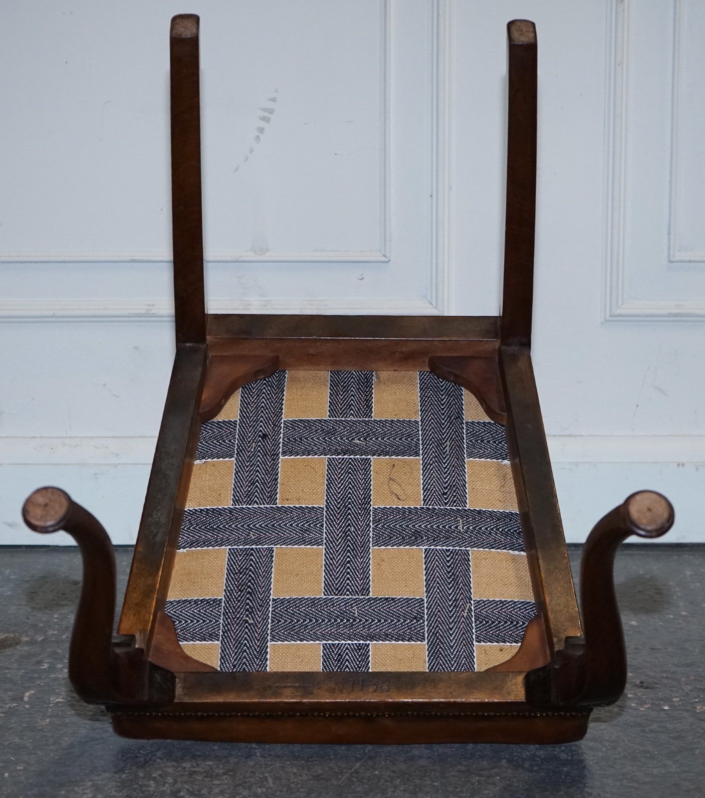 SCOTTISH VICTORIAN SET 12 RESTORED DYED LEATHER DINING CHAIRS BY JOHN TAYLOR