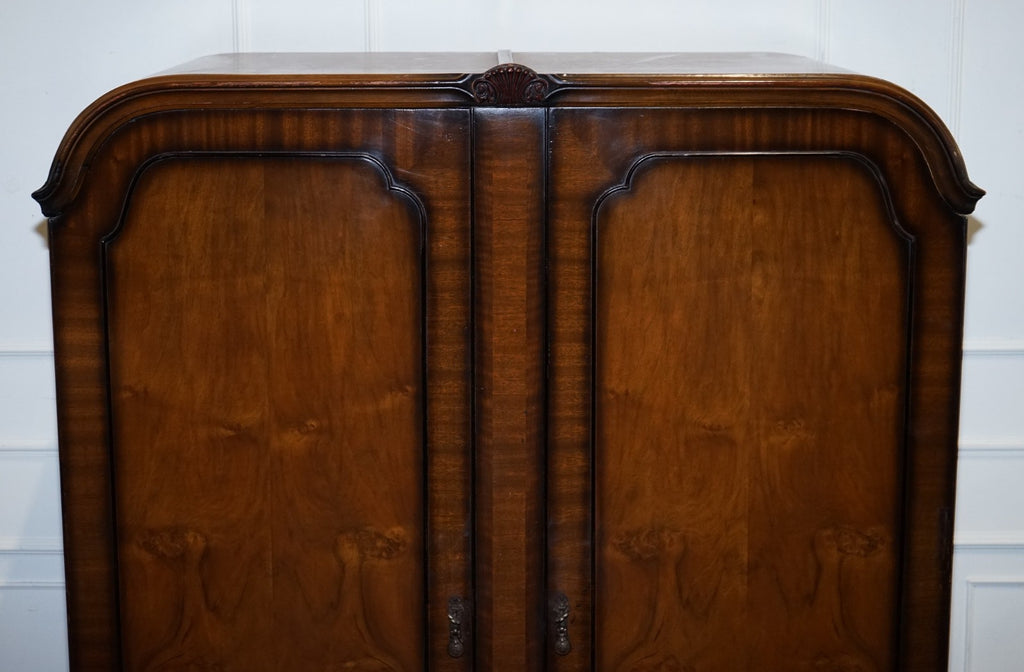 ART DECO 1920'S LARGE TWO DOOR WARDROBE OR AMOIRE