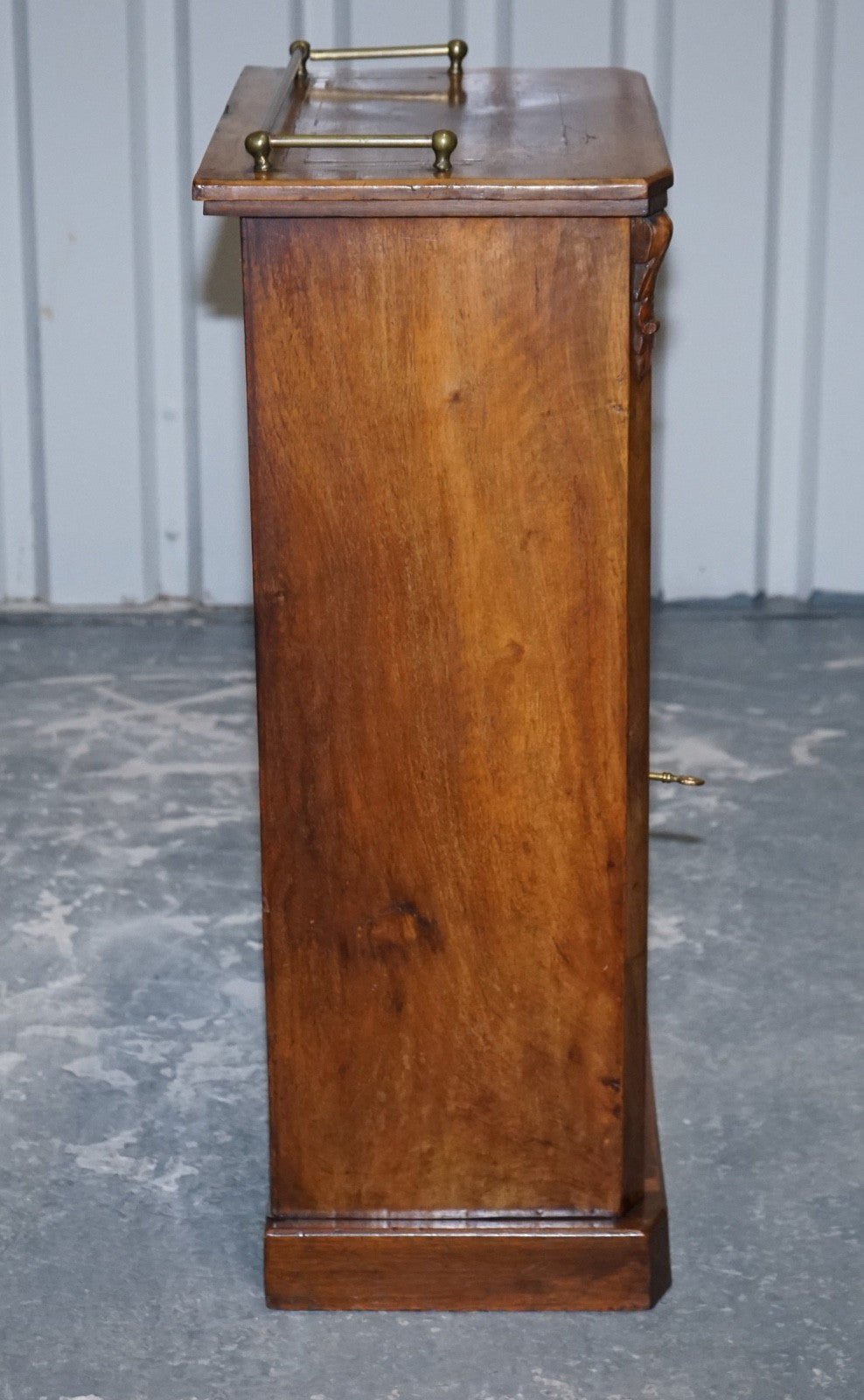 19TH CENTURY VICTORIAN INLAID WALNUT MARQUETRY PIER GLAZED MUSIC CABINET