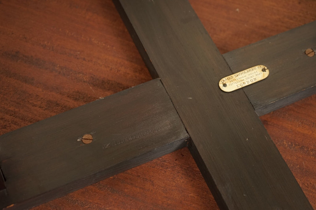 JAMES SCHOOLBRED ANTIQUE ARTS & CRAFTS OCTAGONAL OCCASIONAL SIDE END TABLE