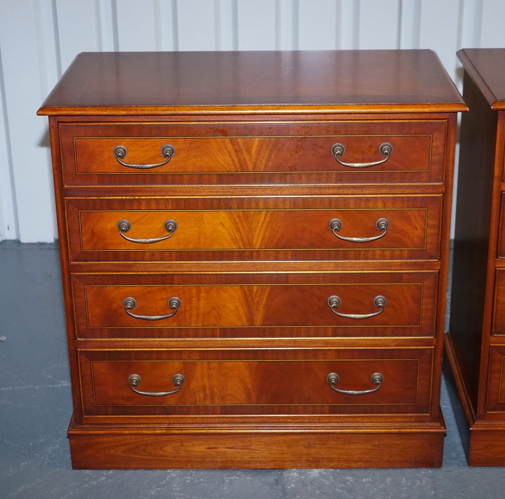 PAIR OF LARGE EDWARDIAN STYLE CHEST OF DRAWERS MADE BY PAUL SMITH BRIGHTON (2/3)