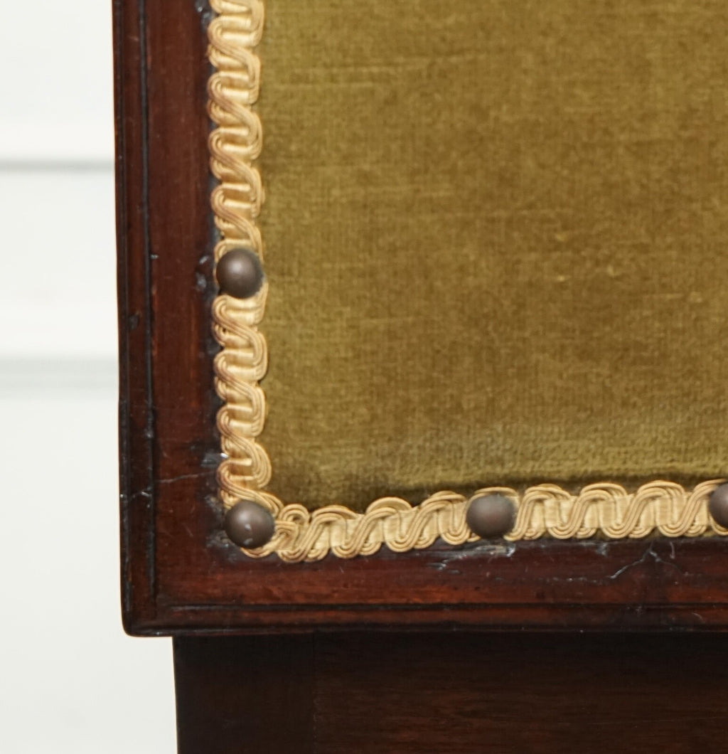 LAiDLER ROBSONS PIANO STOOL WITH STORAGE ON CLAW & BALL FEET