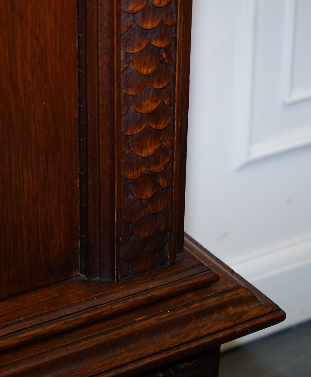 19TH CENTURY RENAISSANCE STYLE FRENCH CARVED WALNUT CABINET WITH SHELVES