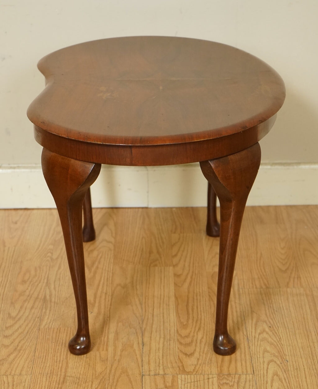 GORGEOUS KIDNEY ART DECO HARDWOOD SIDE END PLANT TABLE