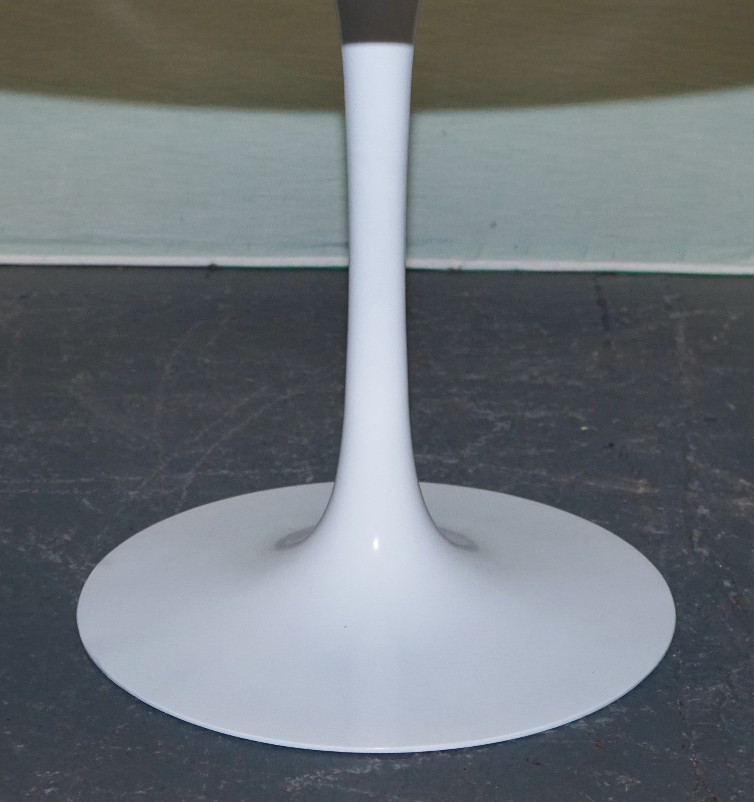 VINTAGE 1960s ARKANA TULIP DINING MARBLE TOP TABLE BY MAURICE BURKE