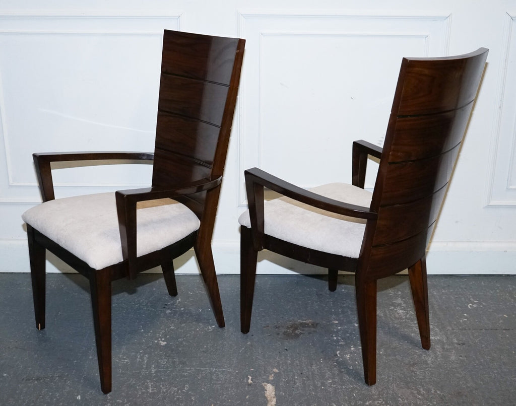 SET OF  10 DINING ART DECO STYLE CHAIRS BY GIORGIO COLLECTION ITALIAN DESIGNER