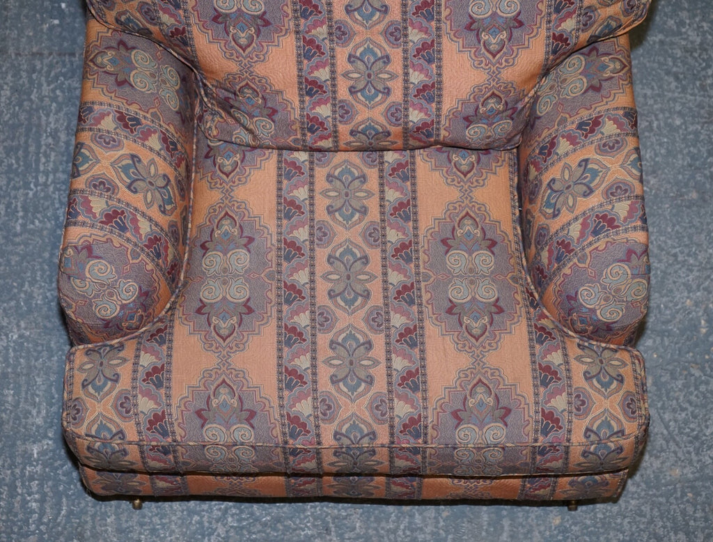 LOVELY MULTIYORK COUNTRYHOUSE REMOVABLE FABRIC HOWARD ARM STYLE LOUNGE ARMCHAIR