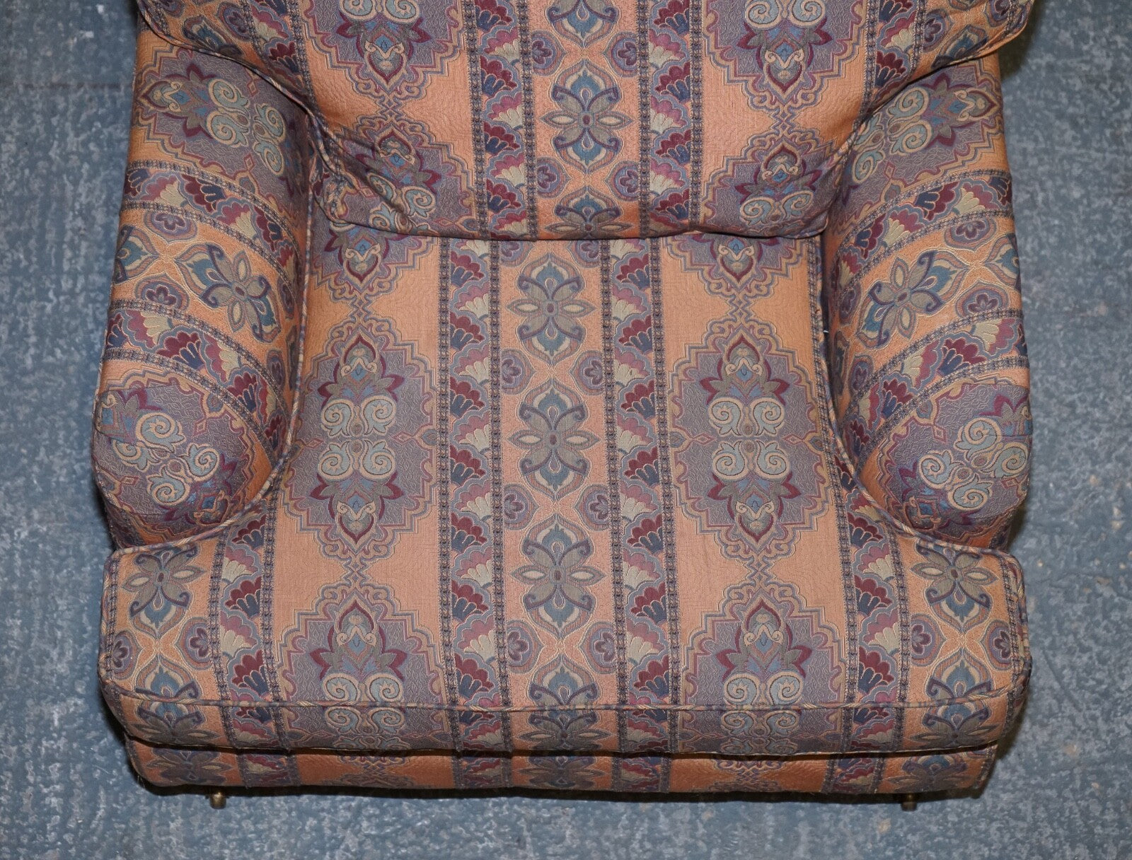 LOVELY MULTIYORK COUNTRYHOUSE REMOVABLE FABRIC HOWARD ARM STYLE LOUNGE ARMCHAIR
