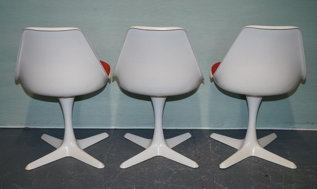 VINTAGE 1960s ARKANA BY MAURICE BURKE SET OF 5 DINING CHAIRS