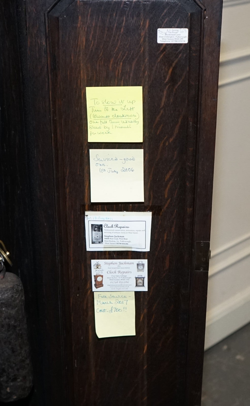 ANTIQUE ENGLISH ARTS & CRAFTS 8 DAY LONGCASE GRANDFATER CLOCK BY MAPLE LONDON