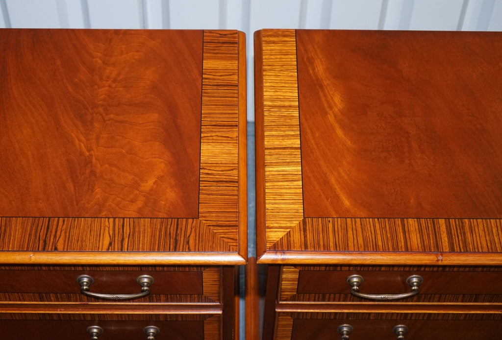 PAIR OF LARGE EDWARDIAN STYLE CHEST OF DRAWERS MADE BY PAUL SMITH BRIGHTON (1/3)