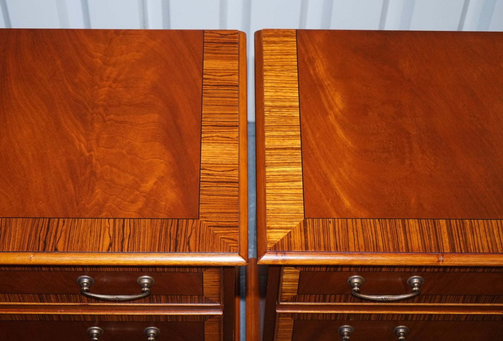 PAIR OF LARGE EDWARDIAN STYLE CHEST OF DRAWERS MADE BY PAUL SMITH BRIGHTON (1/3)