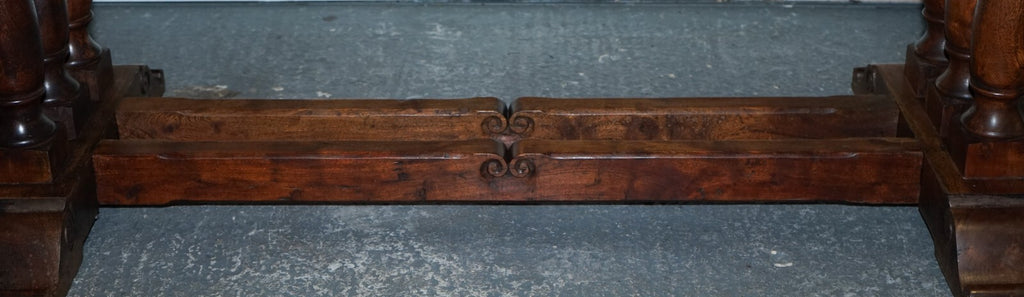 VINTAGE HARDWOOD RECTANGULAR DINING TABLE  185CM 6 FEET 1 LENGTH