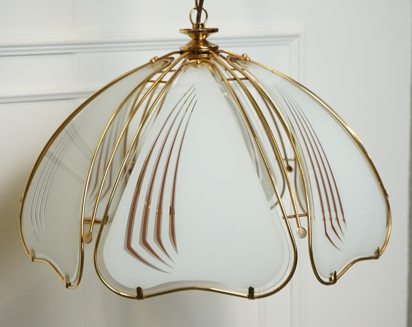 LOVELY ITALIAN ART DECO STYLE CHANDELIER LAMP