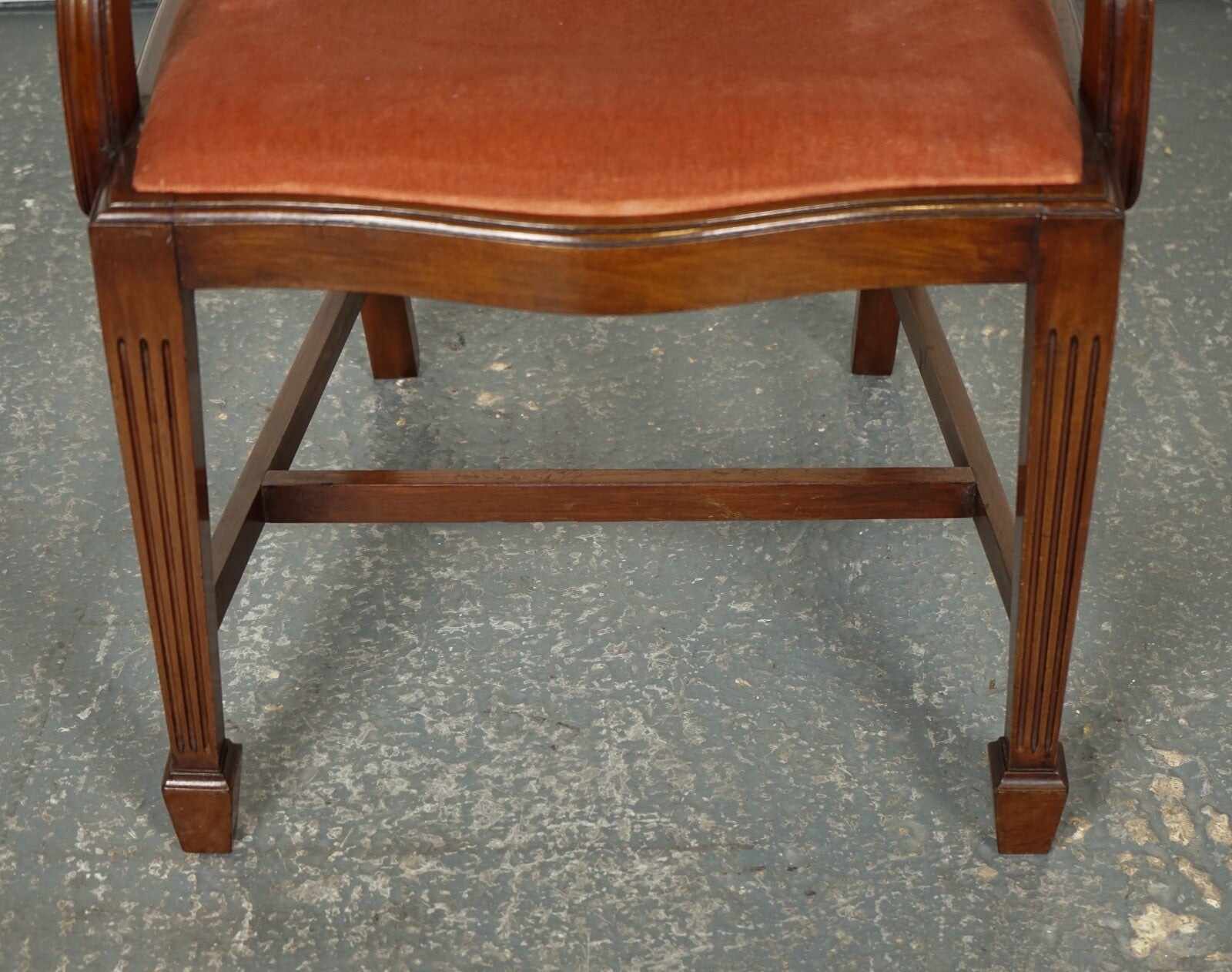 LOVELY PAIR OF VICTORIAN HEPPLEWHITE CARVER HALLWAY SIDE CHAIRS FEATHER FILLED