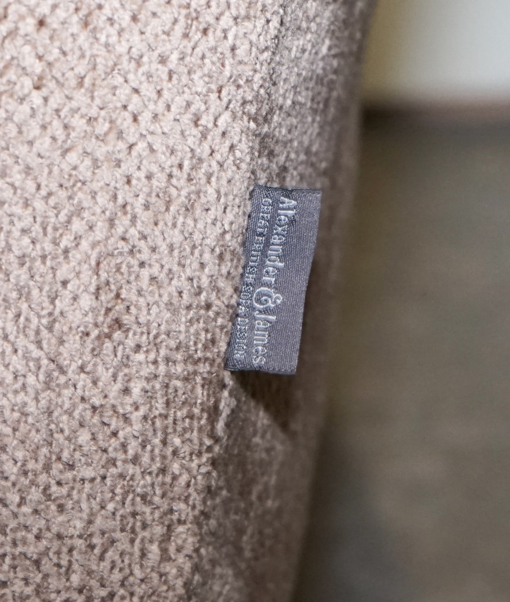 STUNNING PAIR OF  ALEXANDER & JAMES LAWRENCE LEATHER & FABRIC WINGBACK ARMCHAIRS