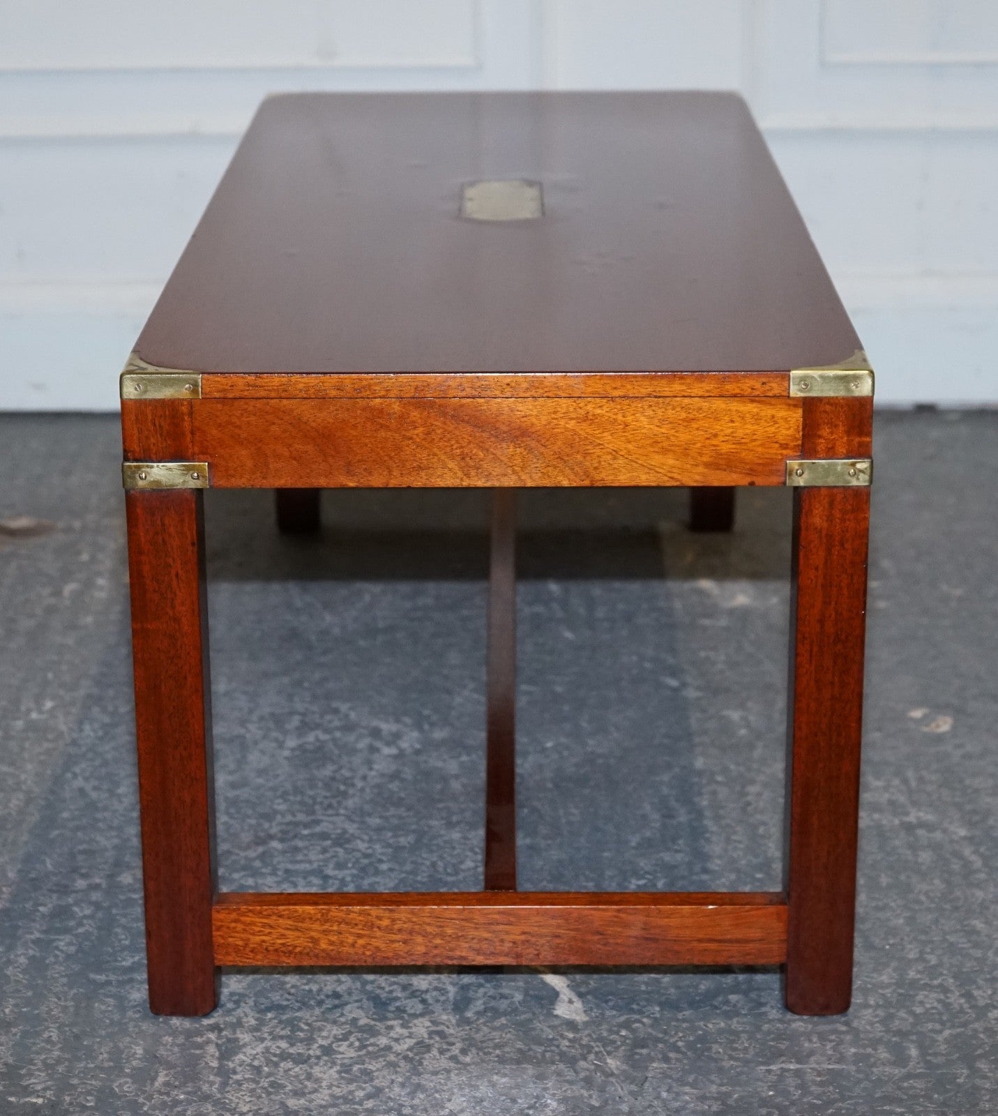 RESTORED HARRODS KENNEDY LONDON MILITARY CAMPAIGN COFFEE TABLE