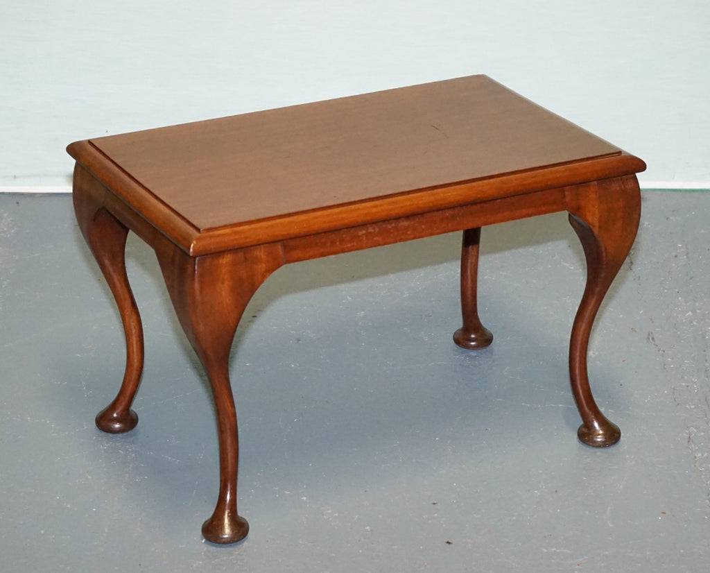 VINTAGE HARWOOD QUEEN ANNE STYLE LOW TABLE