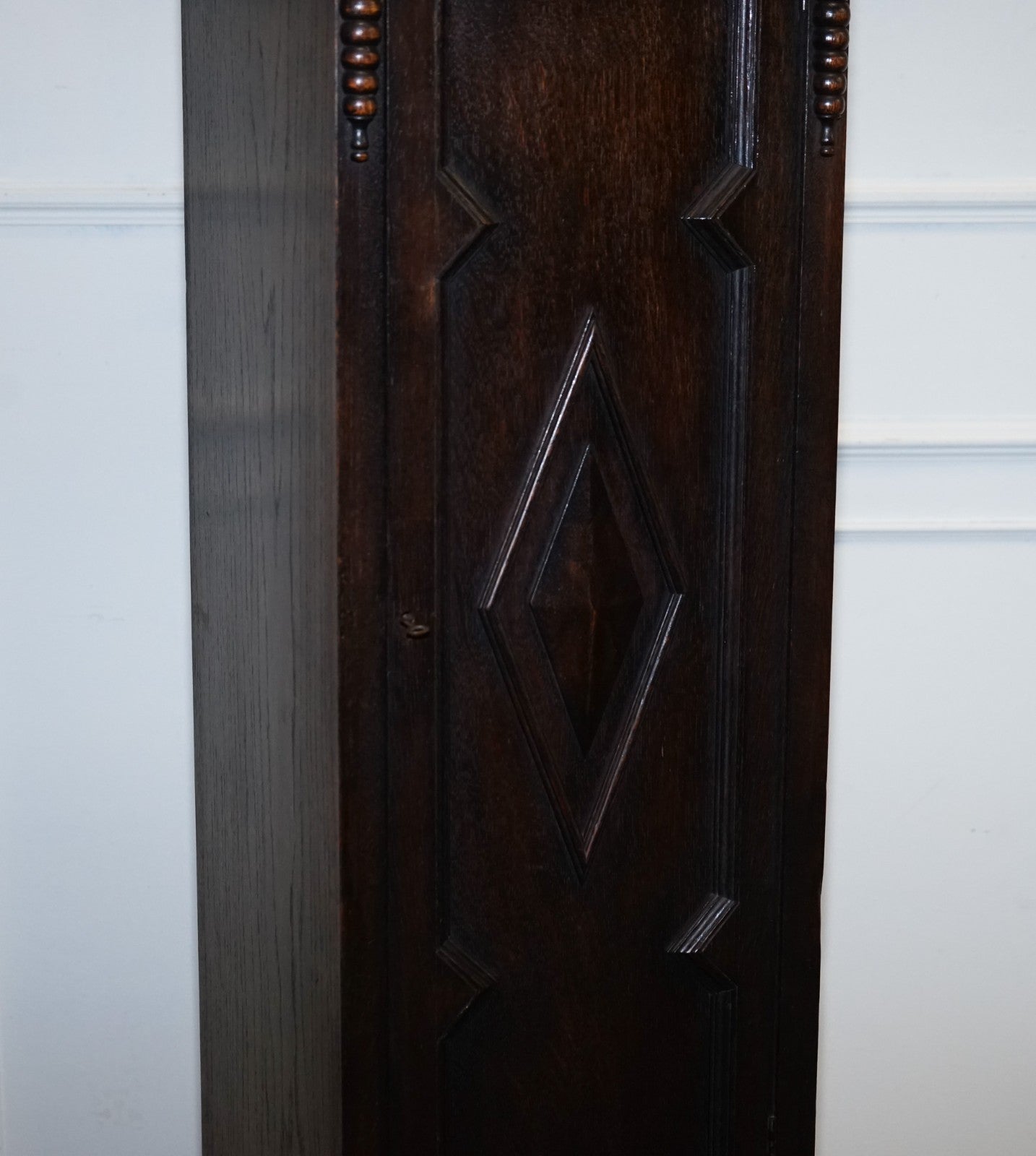 ANTIQUE ENGLISH ARTS & CRAFTS 8 DAY LONGCASE GRANDFATER CLOCK BY MAPLE LONDON