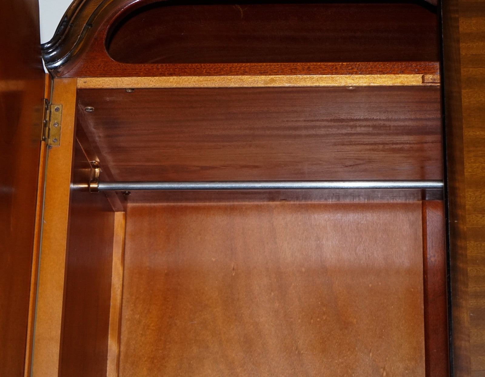 ART DECO 1920'S LARGE TWO DOOR WARDROBE OR AMOIRE