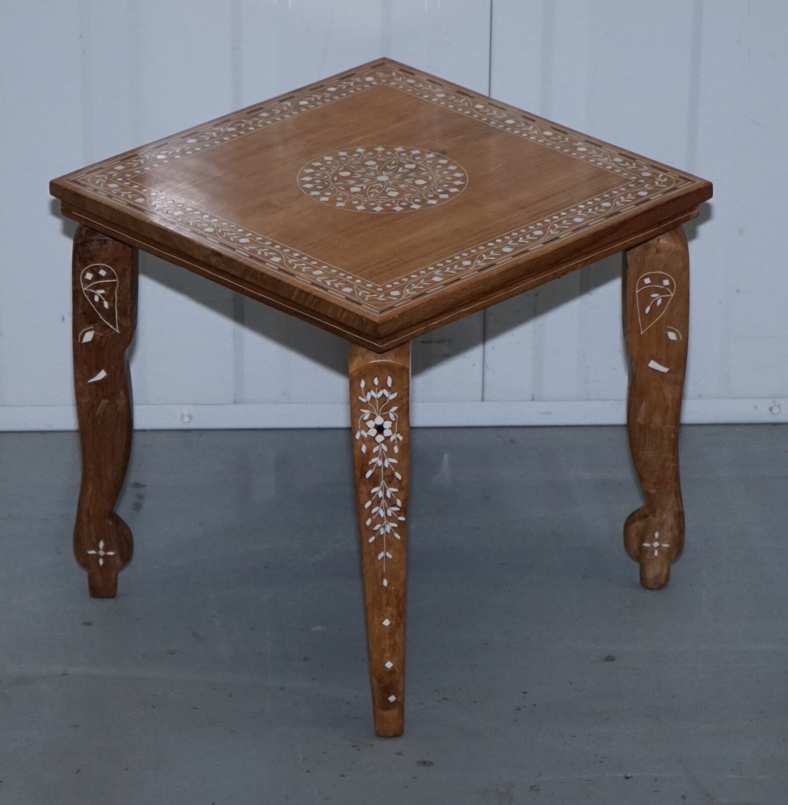 ANGLO INDIAN INLAID. WOODEN TABLE