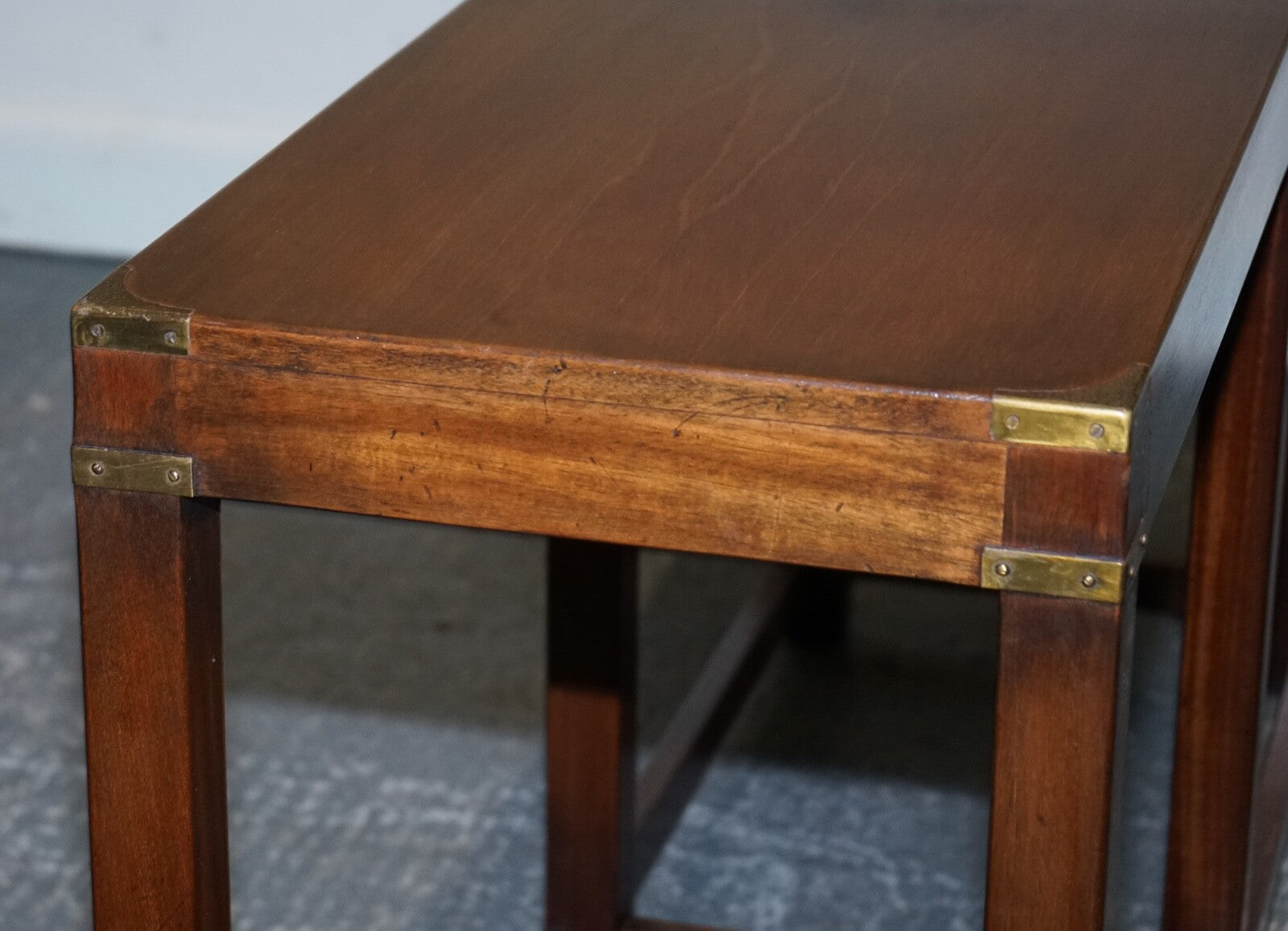 R.E.H KENNEDY FOR HARRODS LONDON CAMPAIGN SERVING TABLE CONSOLE TABLE SIDEBOARD