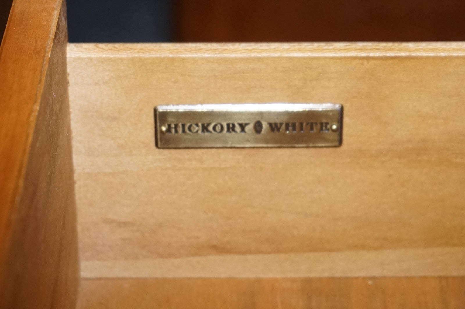 AMERICAN HICKORY WHITE GENESIS BIEDERMEIER SATIN WOOD ARMOIRE OR TV CABINET